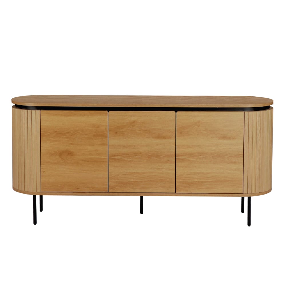 Buffet HEMERA portes ouvertes sur les rangements
