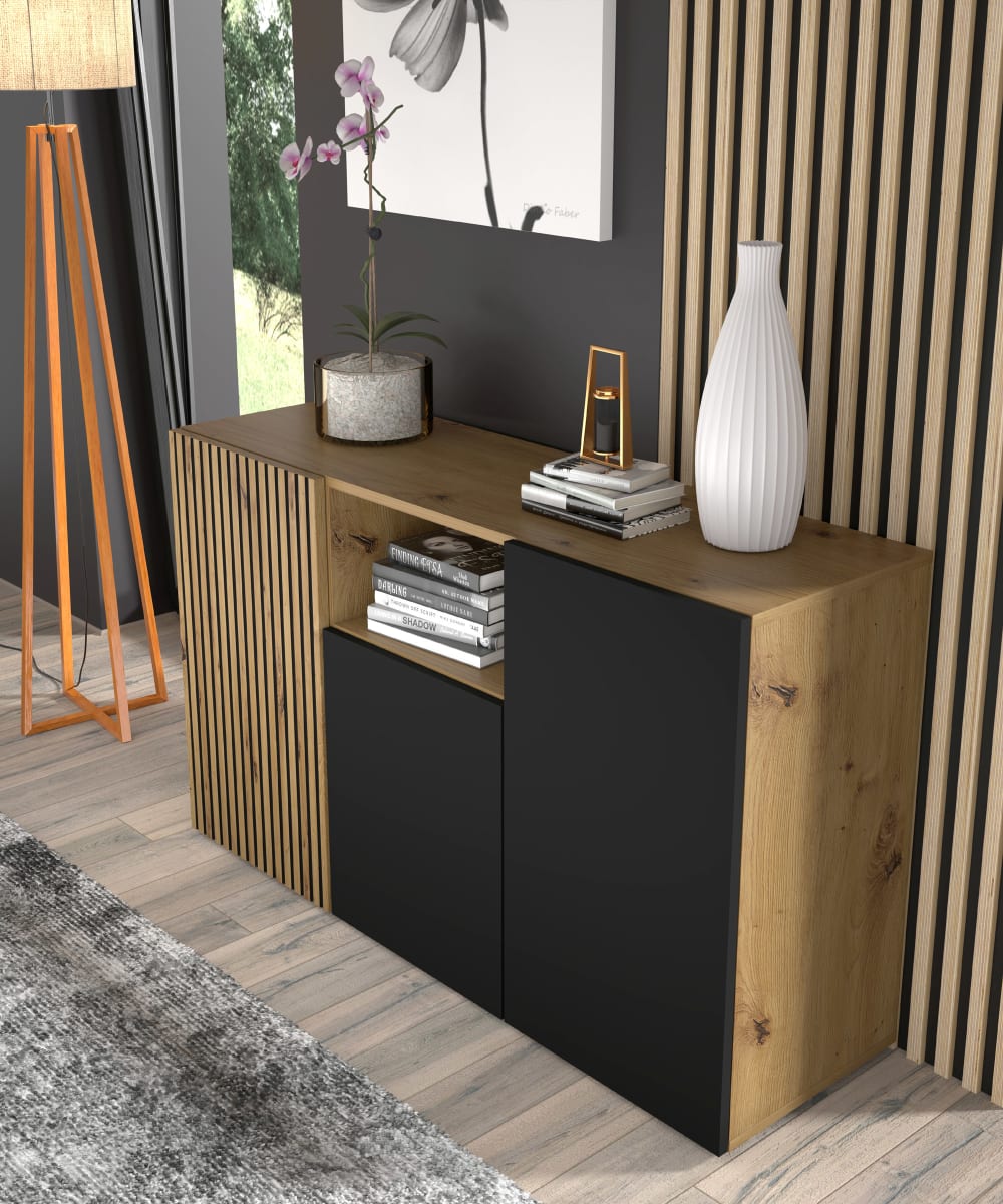 Buffet AURIS portes ouvertes et niche apparente