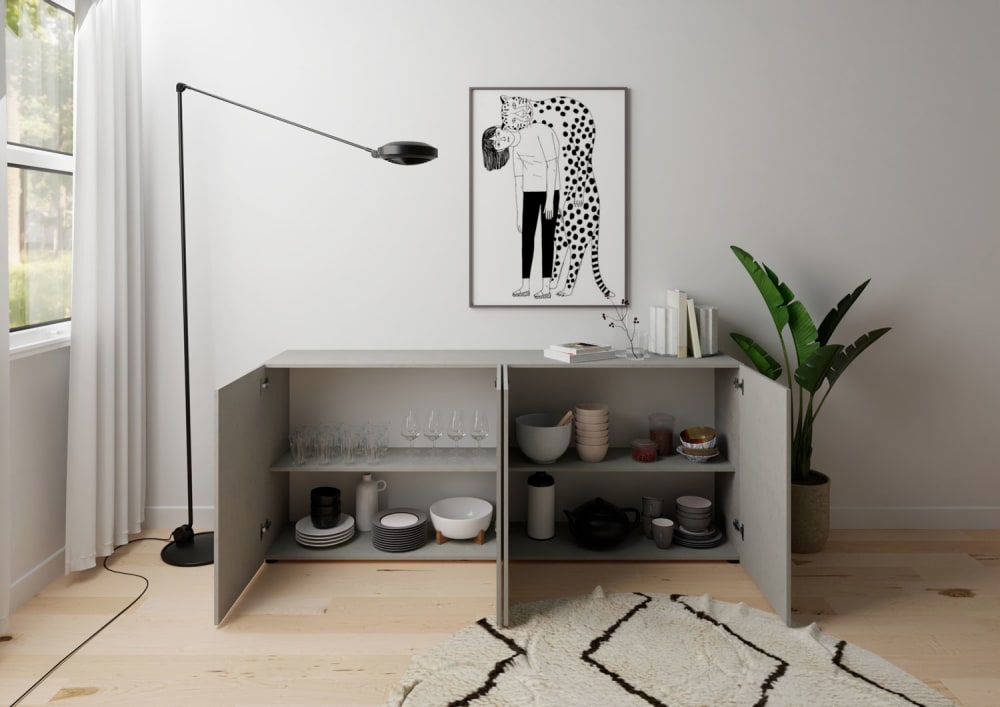 Buffet ELIOS portes ouvertes sur les grandes cases