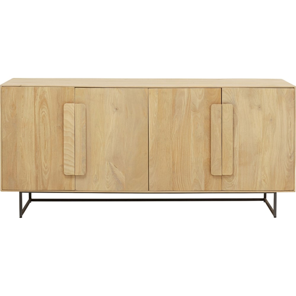 Buffet scandinave MULINO en manguier massif 165 cm avec 4 portes