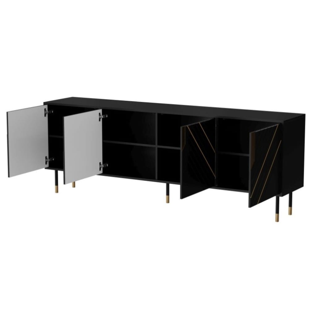Buffet CARDONA portes ouvertes sur les quatre volumes