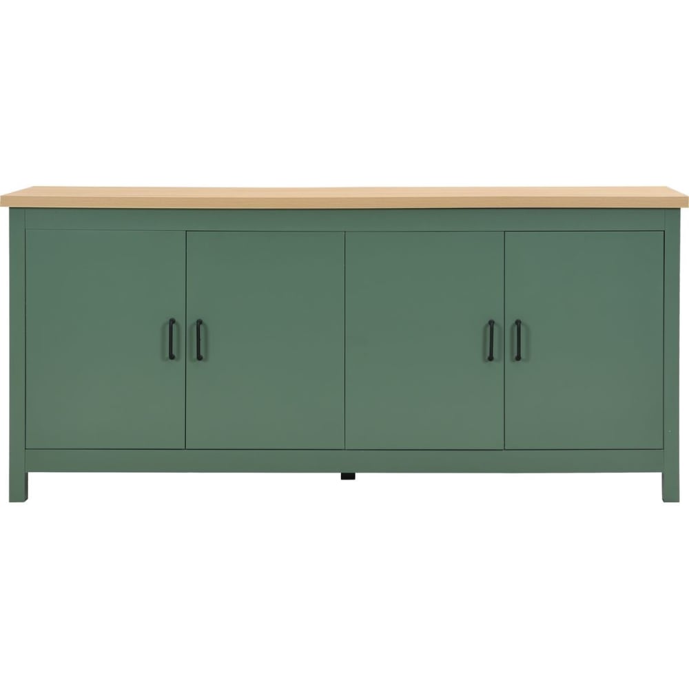 Grand buffet SANA vert 4 portes 180 cm