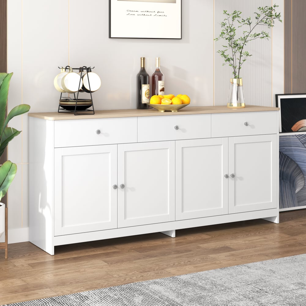 Buffet URBAN MEUBLE tiroirs et portes ouverts