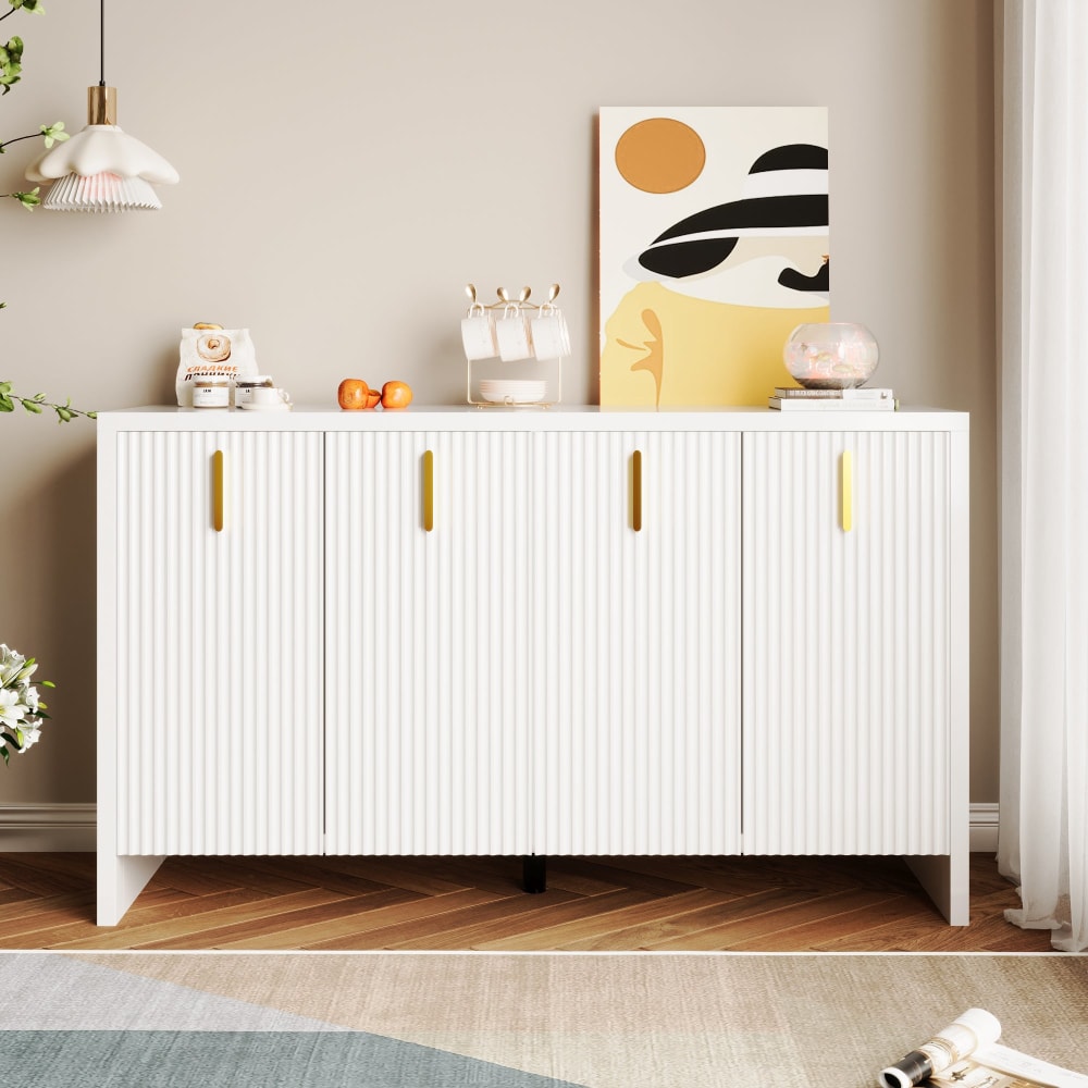 Buffet URBAN MEUBLE portes ouvertes et étagères réglables