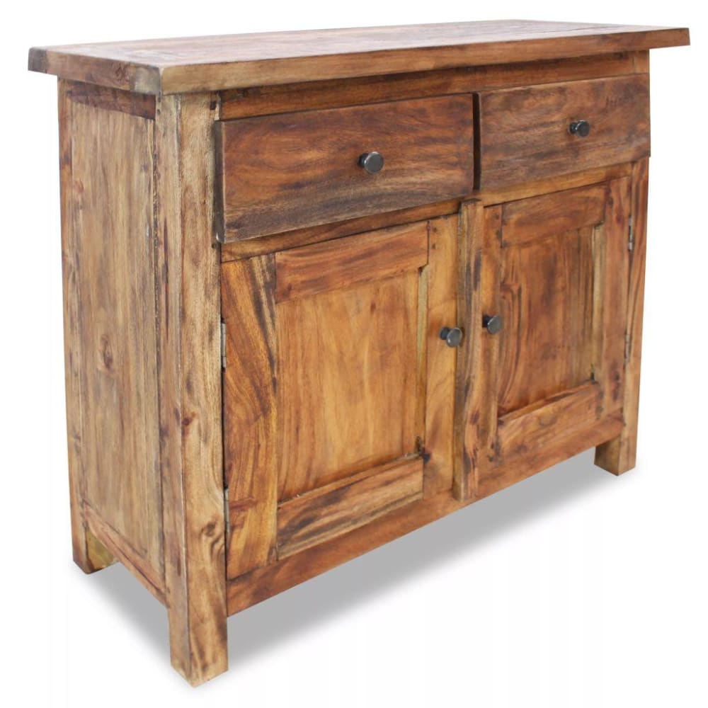 Petit buffet HELLOSHOP26 en bois de récupération massif de 75 cm