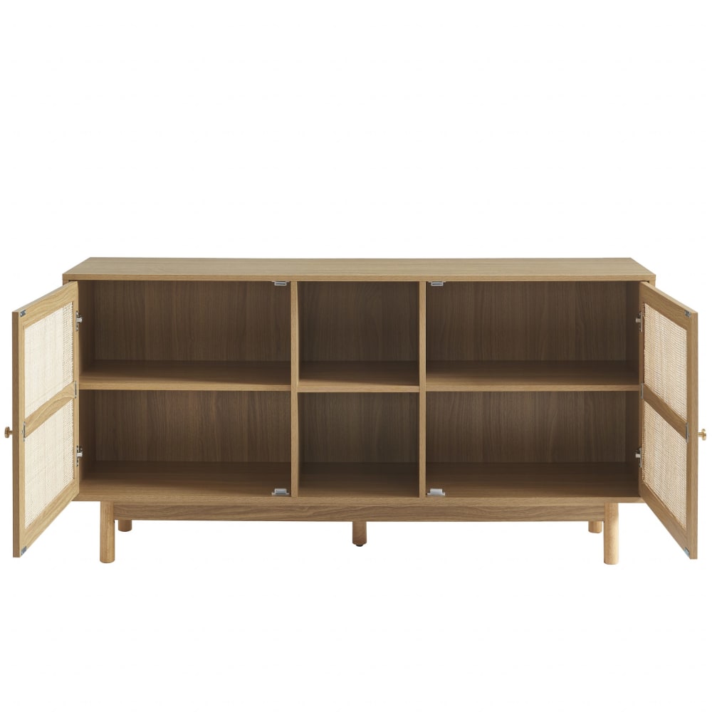 Buffet ONYX et son piètement en bois massif
