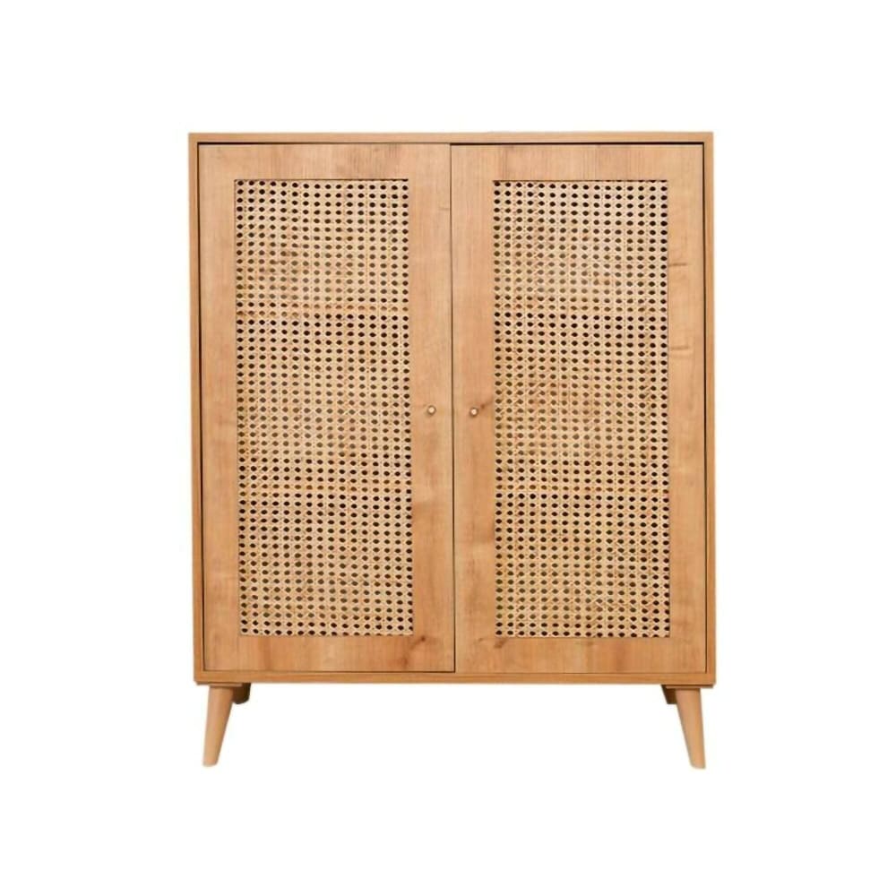 Buffet haut de cuisine DIODATA en bois massif chêne clair