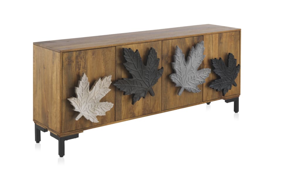 Buffet GEESE HOME portes ouvertes et pieds métal