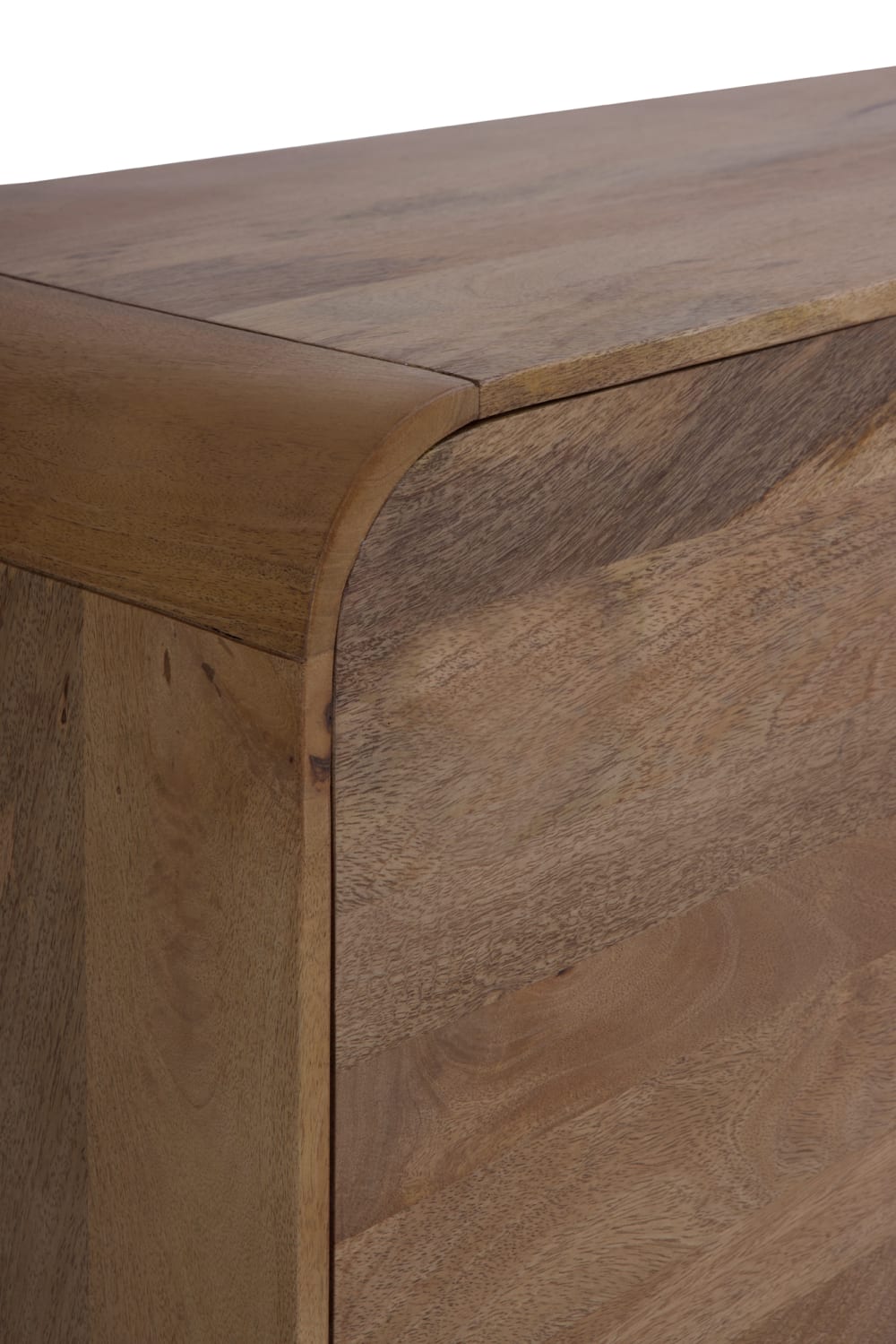Buffet GEESE HOME portes ouvertes sur ses quatre compartiments