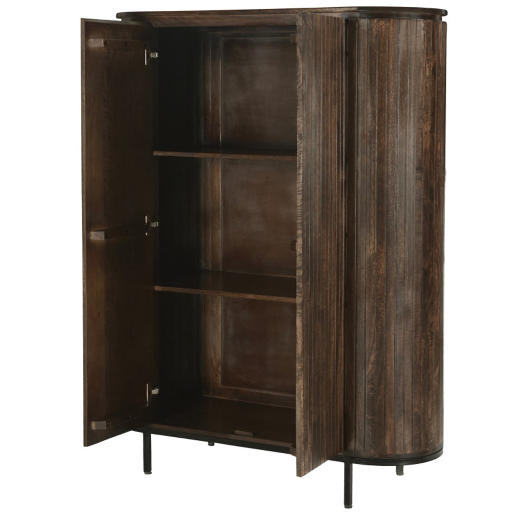 Buffet MENTON portes ouvertes sur le volume intérieur