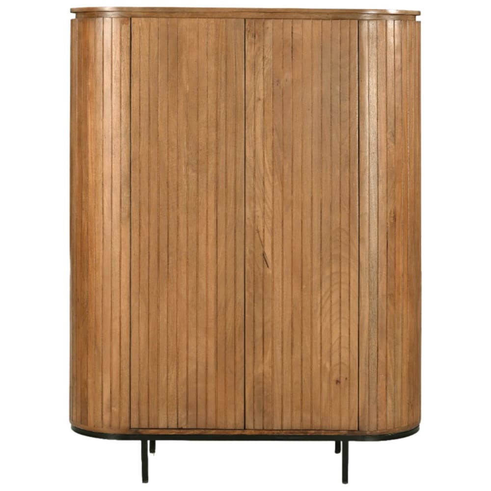 Buffet haut MENTON en manguier massif naturel 115 x 151 cm