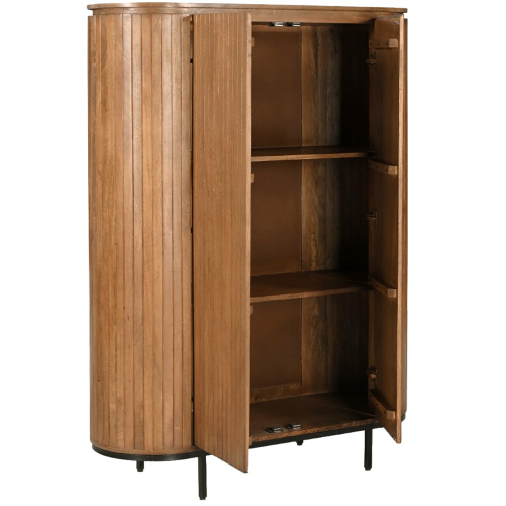 Buffet MENTON portes ouvertes sur le rangement