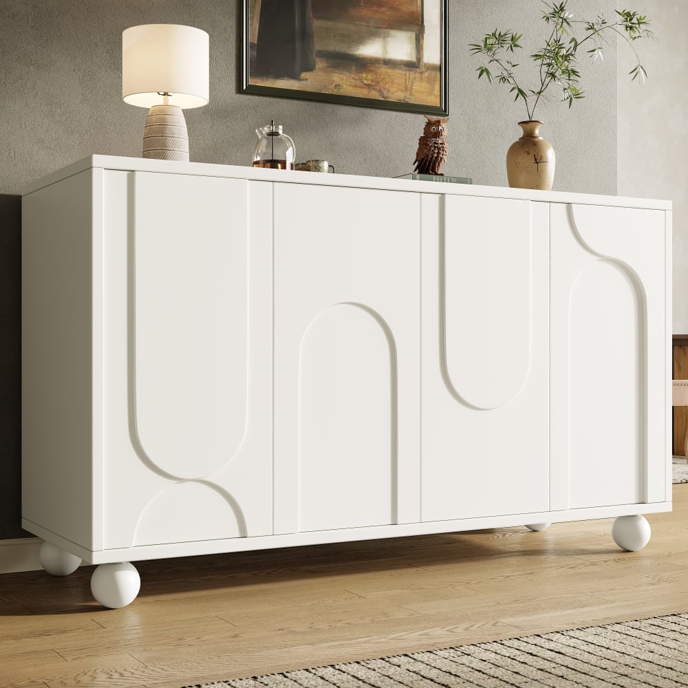 Détail du motif en U du buffet URBAN MEUBLE