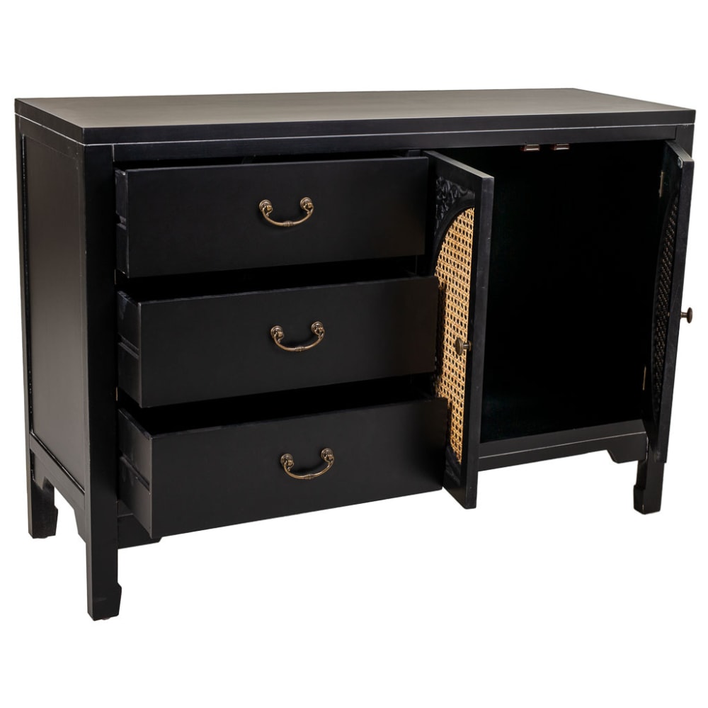 Buffet ALIKA tiroirs ouverts