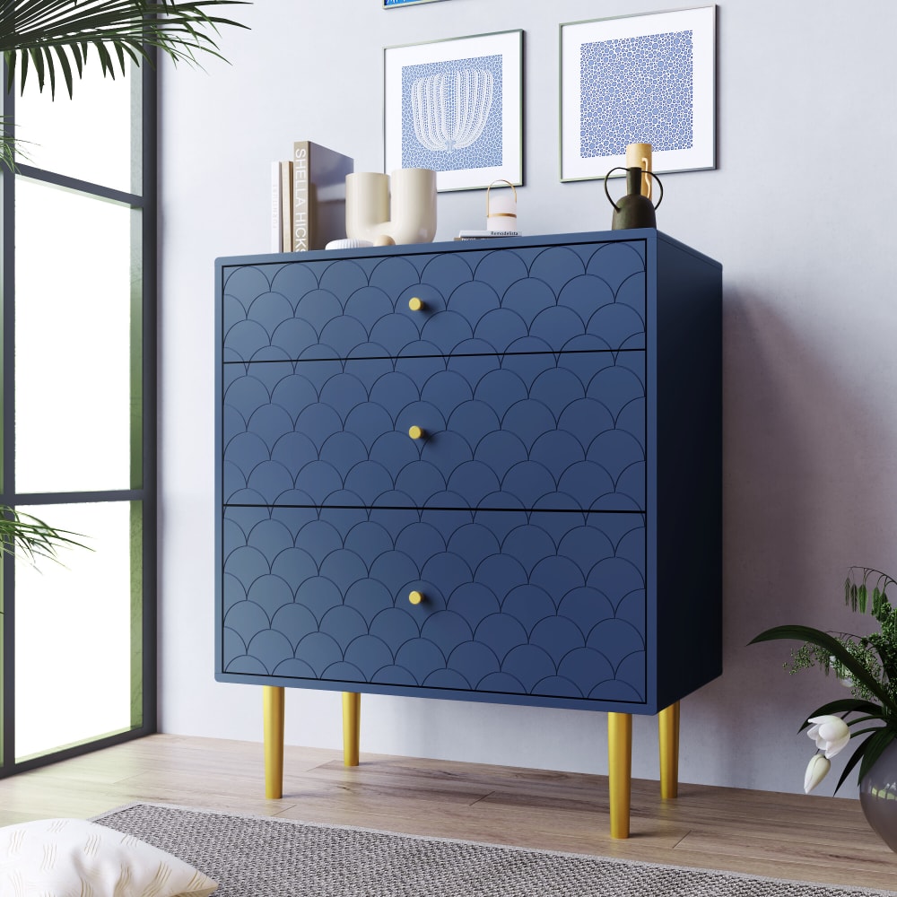 Détail du motif d'écailles du buffet URBAN MEUBLE