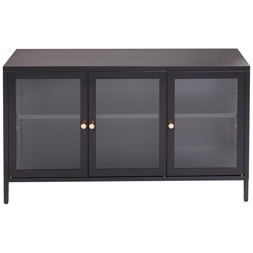 Buffet vitrine NEWPORT en situation dans un salon