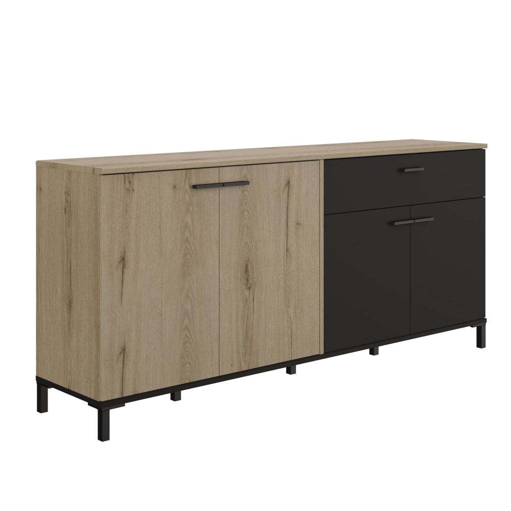 Buffet GAMI portes ouvertes sur son volume de rangement