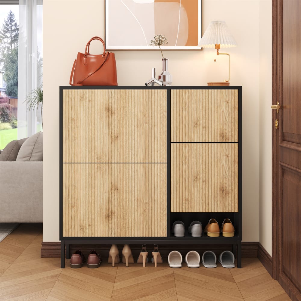 Détail de la façade ondulée du buffet URBAN MEUBLE