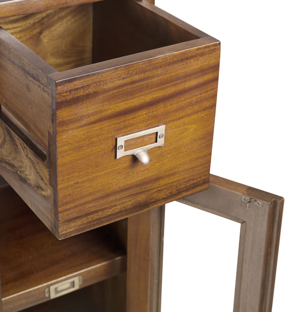Buffet FLAMINGO tiroirs et portes ouverts