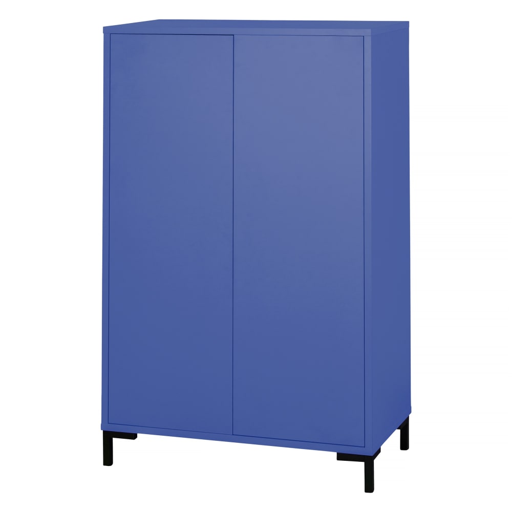 Buffet vertical RNT BY REALLY NICE THINGS bleu 2 portes 75 cm