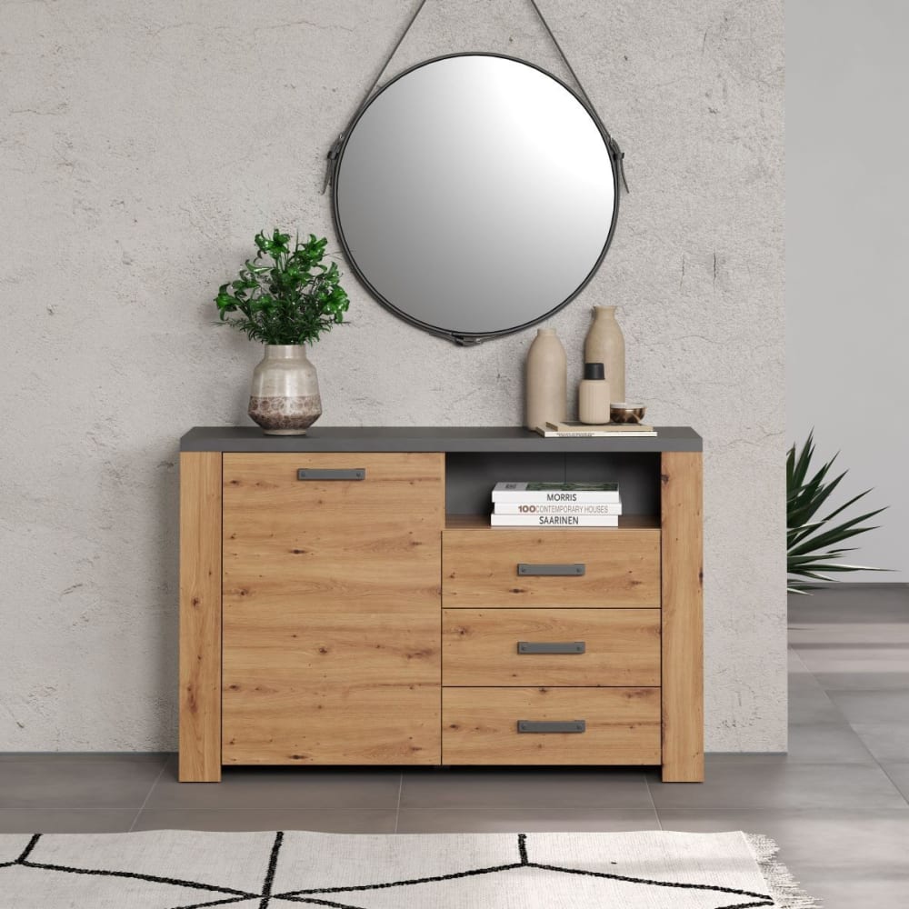 Détail de la niche centrale du buffet FOLLOW